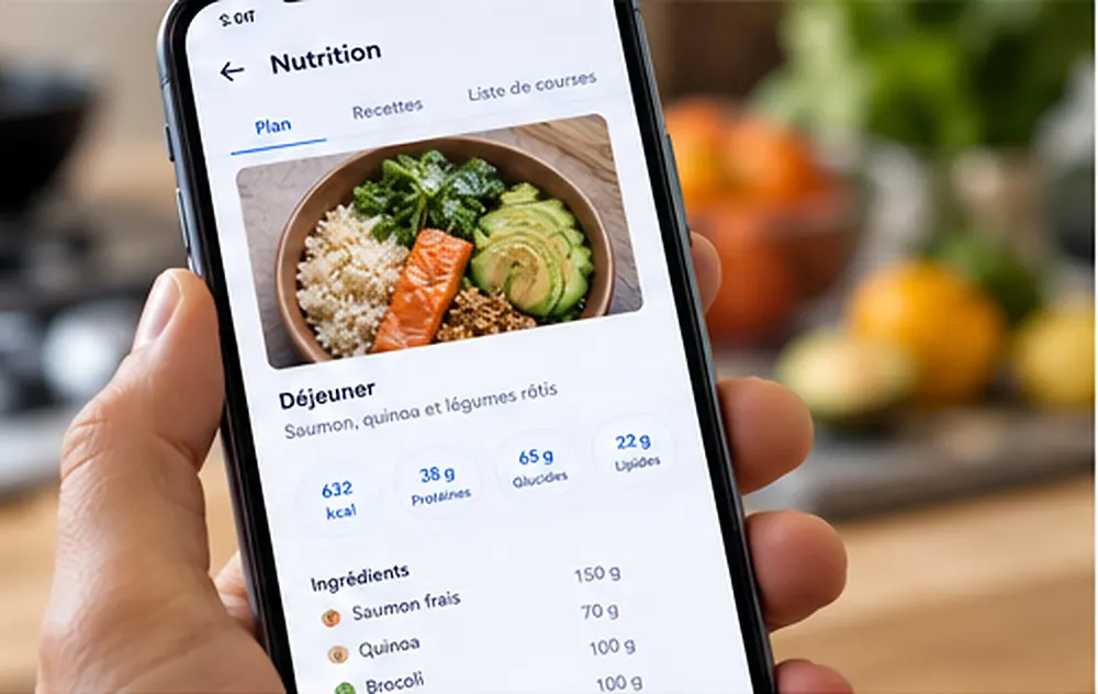 Tableau de bord Optibilan — module Nutrition : suivi des clients et des données pour les coachs et professionnels de la santé